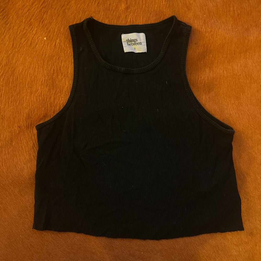 Black Women's Crop Top